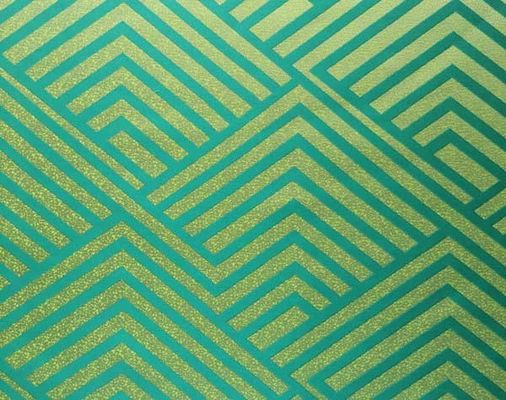 El telar jacquar de la tela de tapicería Hilado-teñió H/R geométrico los 21.0cm el 500T/100% P/140gsm