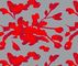 El telar jacquar sedoso de la tela nupcial Hilado-teñió H/R floral los 21.0cm el 500T/100% P/140gsm