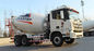 Maquinaria de la impulsión 6m3 Mini Cement Truck Road Construction del CE 6x4