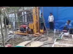 210m Portable Hydraulic Water Well Drilling Machine With 150r/Min Rotation Speed