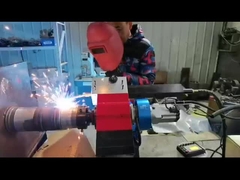 Tornos portátiles de extremo de eje para mecanizado de eje, soldadura automática, fabricación de hilos