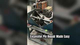 Precio barato ligero de la máquina perforadora portátil de la reparación del perno del excavador del soldador auto del diámetro interior
