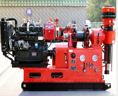 GXY-360 Eje de perforación de núcleo geológico giratorio giratorio Máquina de perforación de exploración de ingeniería hidráulica de profundidad máxima de 500 m Para la roca Coring Water Well Grouting Equipo de investigación ferroviaria de carreteras