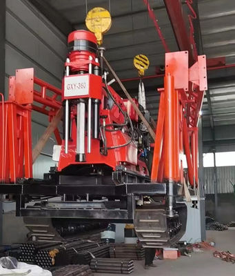 GXY-360 Eje de perforación de núcleo geológico giratorio giratorio Máquina de perforación de exploración de ingeniería hidráulica de profundidad máxima de 500 m Para la roca Coring Water Well Grouting Equipo de investigación ferroviaria de carreteras