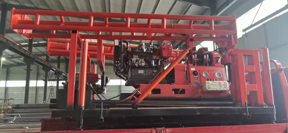 GXY-360 Eje de perforación de núcleo geológico giratorio giratorio Máquina de perforación de exploración de ingeniería hidráulica de profundidad máxima de 500 m Para la roca Coring Water Well Grouting Equipo de investigación ferroviaria de carreteras