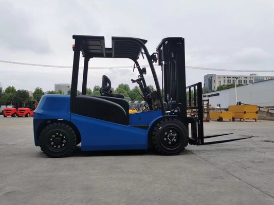 Amigable al medio ambiente XDEM carretilla elevadora de 5000 kg Capacidad de carga Batería eléctrica con cambio lateral y mástil dúplex opcional