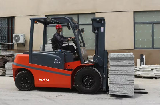 Camioneta elevadora eléctrica de 5 toneladas y 6 toneladas con batería de litio