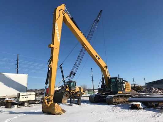 Fábrica OEM Extensión de largo alcance del brazo del rayo 20-50T Excavadora del rayo largo Caterpillar Komastu Volvo Con Roca de ruptura hidráulica