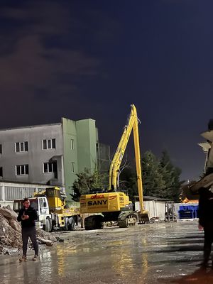 Fábrica OEM Extensión de largo alcance del brazo del rayo 20-50T Excavadora del rayo largo Caterpillar Komastu Volvo Con Roca de ruptura hidráulica