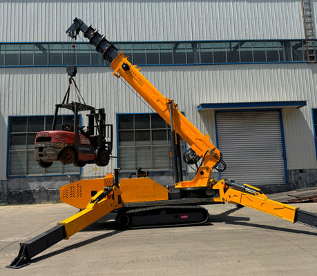 XDEM 8T 5T 3T Equipo de elevación de grúas telescópicas con rayo grúa araña móvil diesel y doble potencia eléctrica
