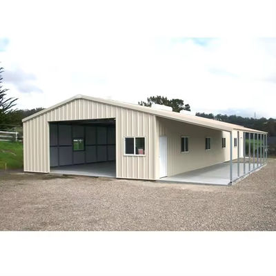 XDEM Estructura de acero ligera prefabricada Taller de producción de almacenes Fabricante de cobertizos de pollo