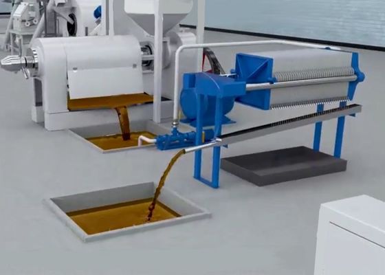 XDEM Maquinaria de prensa de aceite de trituración de cáscara de núcleo de palma y sistema automático de agrietamiento y separación de palma