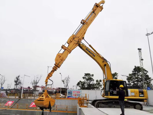 China proveedor Excavadora Extensión del brazo Excavadora telescópica Boom &amp; brazo para 20-22 toneladas Construcción Excavadora