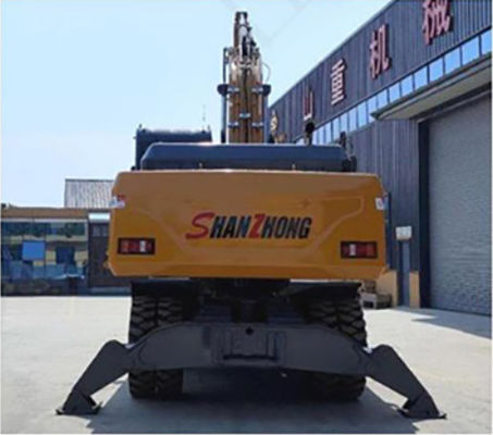 SHANZHONG excavadora de ruedas de 21 toneladas SZL215 excavadora hidráulica