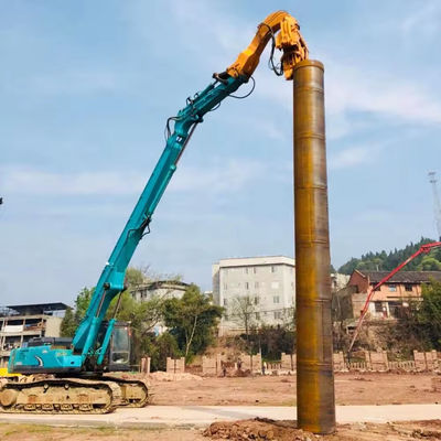 Boom de excavación de 20-60 toneladas de excavadora y brazo de extensión con martillo para excavadora de construcción