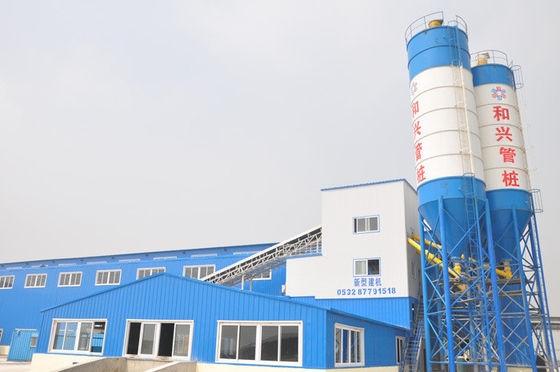 HZS60 60M3H 110kw planta de batch de hormigón central comercial de hormigón con mezclador