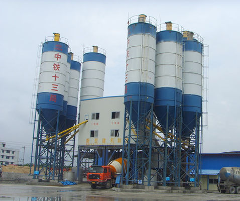 HZS60 60M3H 110kw planta de batch de hormigón central comercial de hormigón con mezclador