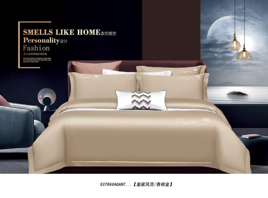 El 100% de algodón egipcio cubre el edredón de ropa de cama conjunto de casa producto textil tamaño personalizado