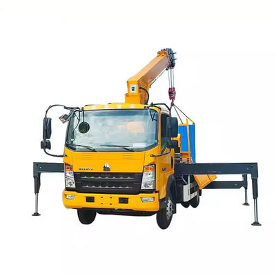 Grúas montadas en camiones XDEM Premium con brazo recto para la construcción con rotación de levantamiento y tecnología electrohidráulica
