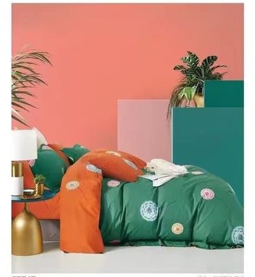 100% de algodón puro Reactivo Impresión Seti de ropa de cama para el hogar