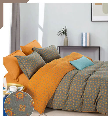 Lantejas de cama de algodón puro y lavados de Jacquard