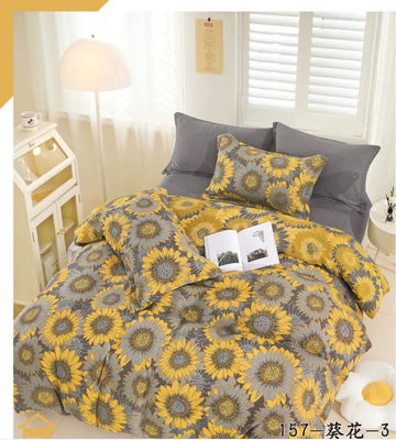 Preenchufado de algodón Color de la moda Jacquard ropa de cama Conjunto de mantel Cama de cama