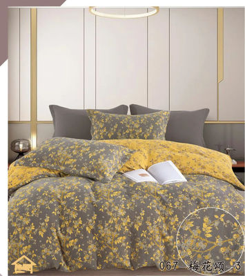 Salud &amp; Confort 100% de algodón lavado Jacquard ropa de cama conjunto de edredón de cubierta de cama