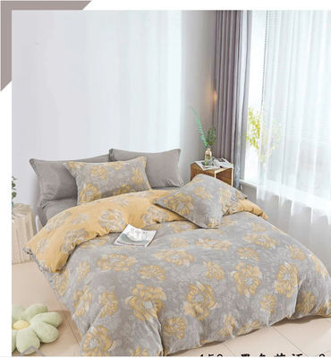 Color Jacquard Tejido de algodón para el hogar Set de ropa de cama textil personalizado