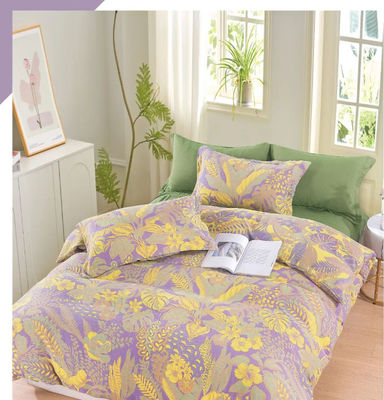 Jacquard Colorido Set de ropa de cama de algodón artículos para el hogar Casilla de almohada Cama Accesorios de cama Lámina personalizada tamaño