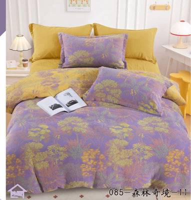 Salud &amp; Confort 100% de ropa de cama peinada lavada conjunto de mantel cubierta de cama