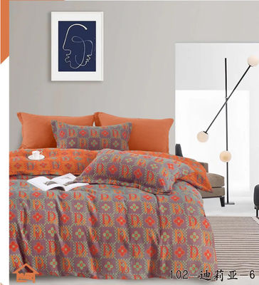 Cuadro de ropa de cama de algodón jacquard teñido de hilo reactivo