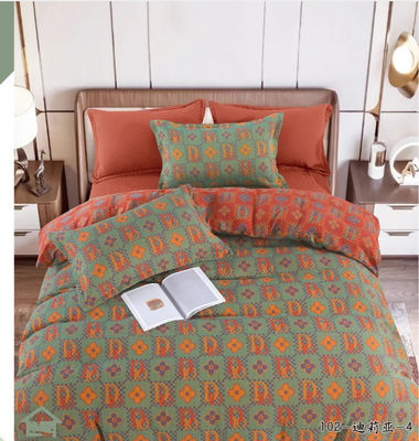 Color 100% de algodón natural Tejido de artículos para el hogar Lencería textil Acolchaderas