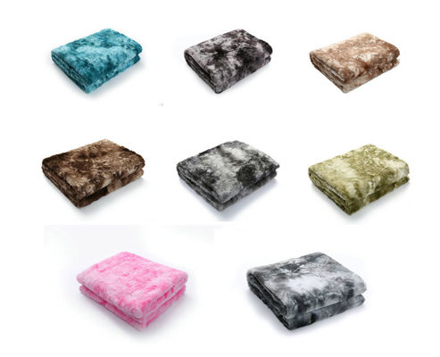 Cubierta de Plush Cobierta de terciopelo 100% poliéster suave suave