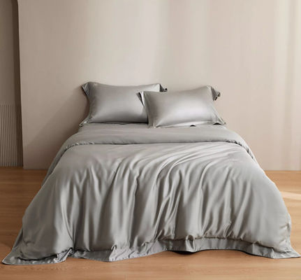 Color sólido 100S Lenzing Tencel Cobertura de edredón ropa de cama conjunto de hogar producto textil tamaño personalizado