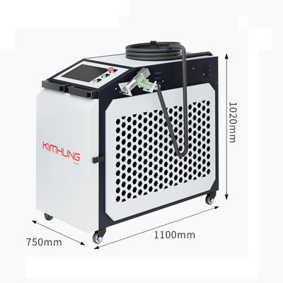 Máquina de limpieza láser de alta velocidad 1500W 2000W Aire de refrigeración Material inoxidable Metal oxidación de la oxidación de la oxidación del aceite