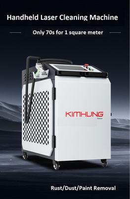 Máquina de limpieza láser de alta velocidad 1500W 2000W Aire de refrigeración Material inoxidable Metal oxidación de la oxidación de la oxidación del aceite
