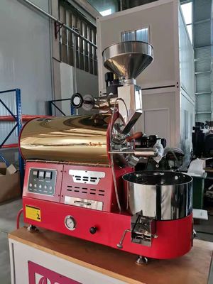 Gas Industrial 1kg 2kg 3kg 6kg Pequeñas empresas Máquina de tostado de granos de café con GLP GNL hogar de bajo consumo