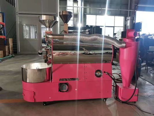 220V 3kg 6kg máquina tostadora de café de doble pared tambor de acero inoxidable gratis añadir medidor de aire / Bluetooth conectar Curva de registro artesanal