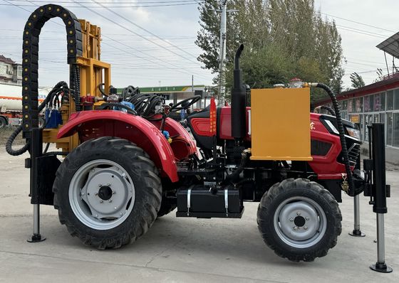 XDEM WL200D 50hp Tractor montado 220m máquina de perforación de pozos con versatilidad hidráulica de agua de perforación