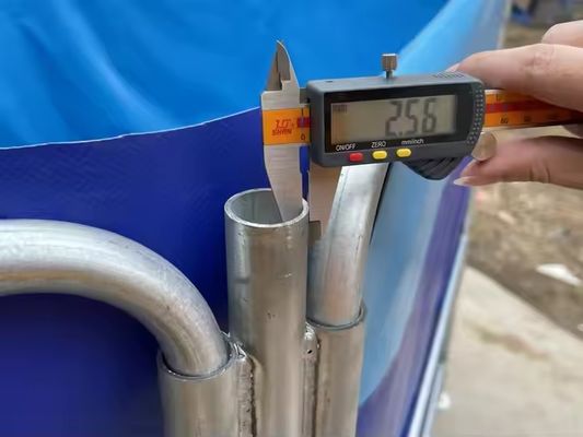 Tanques cuadrados plegables de PVC para agricultura XDEM, lona para cultivo, estanque cuadrado para peces, forma rectangular para uso en piscifactorías