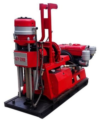 Perforadora portátil de pozos de agua XDEM GXY-200B, máquina de perforación hidráulica de 200 m, equipo de perforación con núcleo