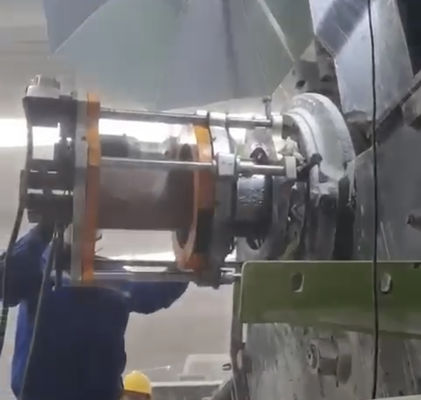 CE Torno portátil de extremo de eje para rodamientos de 100-300 mm Torno portátil de 200-400 mm