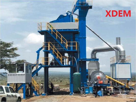 120T/H LB1200 Precio de fábrica Planta de ensamblaje de asfalto Instalación rápida