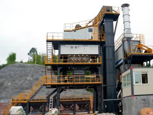 Planta de mezcla de asfalto móvil de 80 t/h, planta china de mezcla de asfalto, alta eficiencia