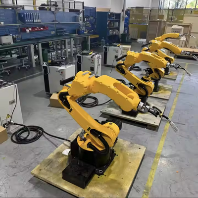 Brazo robótico industrial de 6 ejes con 10 kg de carga útil y 1700 mm de alcance, soldadura MIG automática de acero inoxidable, manipulador de soldadura robótica de 6 ejes