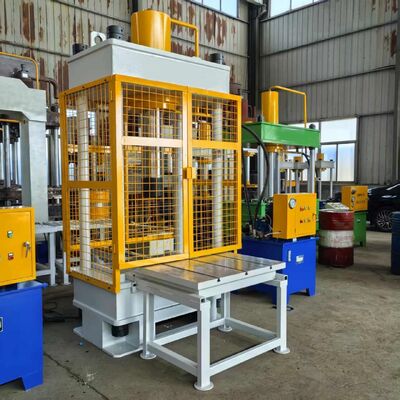 Máquina de Desmontaje de Resorte Ajustador de Excavadora Komatsu 200T Mesa de Trabajo Móvil Máquina de Prensa Hidráulica Prensa de Pasador de Oruga