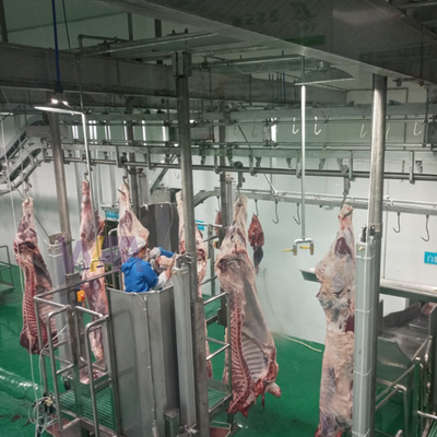 Slaughtering Equipment Stainless Steel PLC Control Automatic Conveying Slaughter Line For Efficient Animal Meat Processing CE Certified