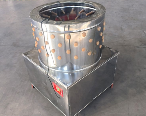 XDEM Máquina desplumadora de pollos comercial, depiladora de aves de corral de acero inoxidable de 60 barriles para pollo, pato, ganso, máquina automática de eliminación de plumas