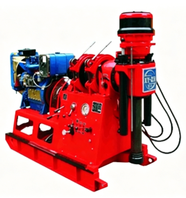 XDEM Chongtan XY-2B Tipo de huso Rig de perforación de núcleo 530m Máquina de perforación de exploración geológica Máquina de perforación de pozo de agua de 300 mm Máquina de perforación de pozo de micro pila con diésel y doble potencia eléctrica