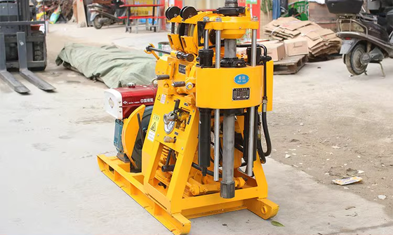XY-1 Alta velocidad de perforación de núcleo geológico Rig 100m Profundidad huso máquina de perforación de exploración rotativa para muestreo de suelo agua pozo de fundición de aglomeración de agujeros de perforación